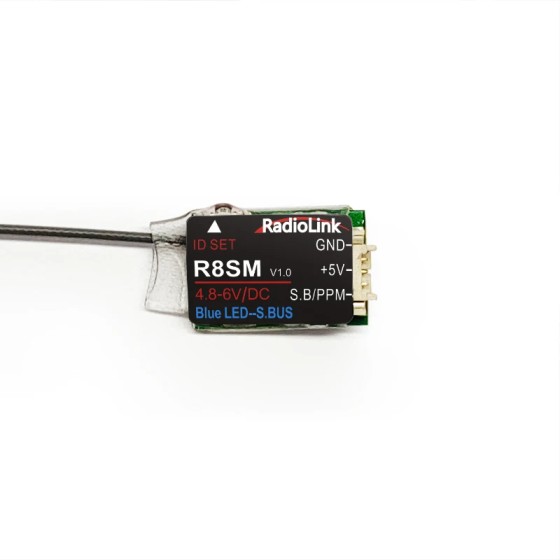 Wholesale Radiolink 2.4GHz R8SM 8 Channels RC Super Mini Tiny SBUS/PPM for Mini Drone With T8FB/T8S Controller